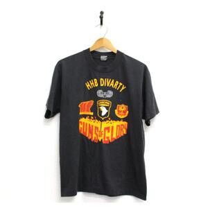 Vintage United States Army HHB Divarty Guns of Glory T Shirt Large